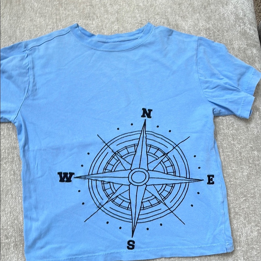 Crazy 8 embroidered Compass Kids T-Shirt